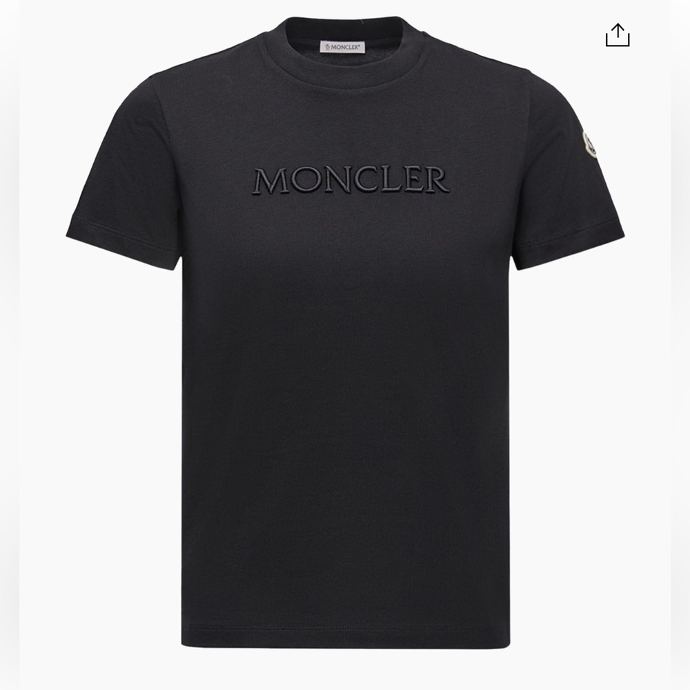 Moncler Classic Black Short Sleeve Tee